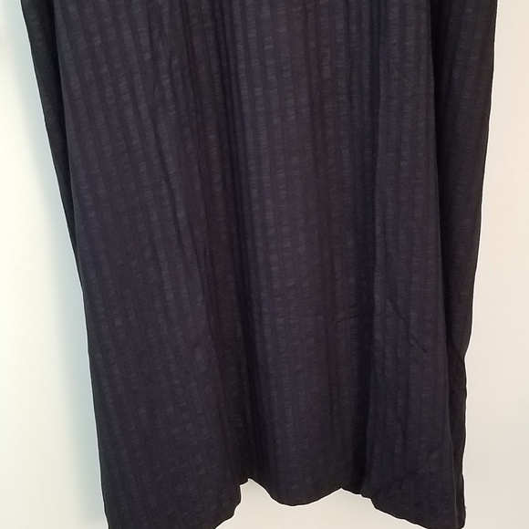 ASOS Curve Black Midi Dress in Chunky Rib - Picture 3 of 5